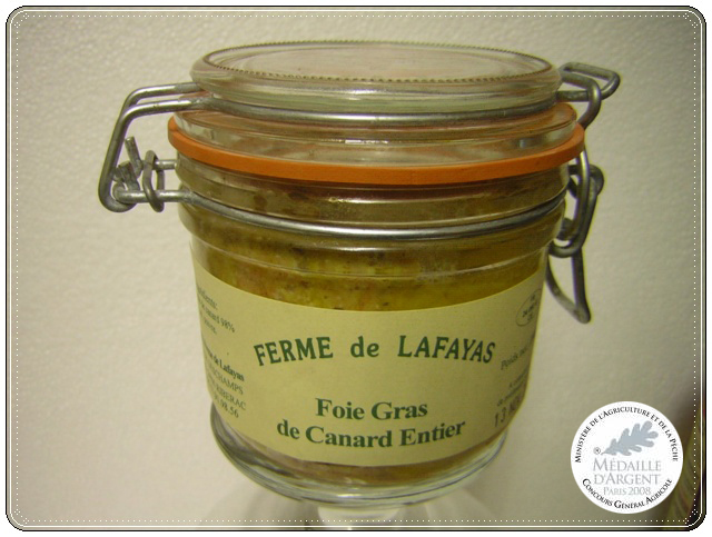 Foie gras de canard entier Bocal 180 g